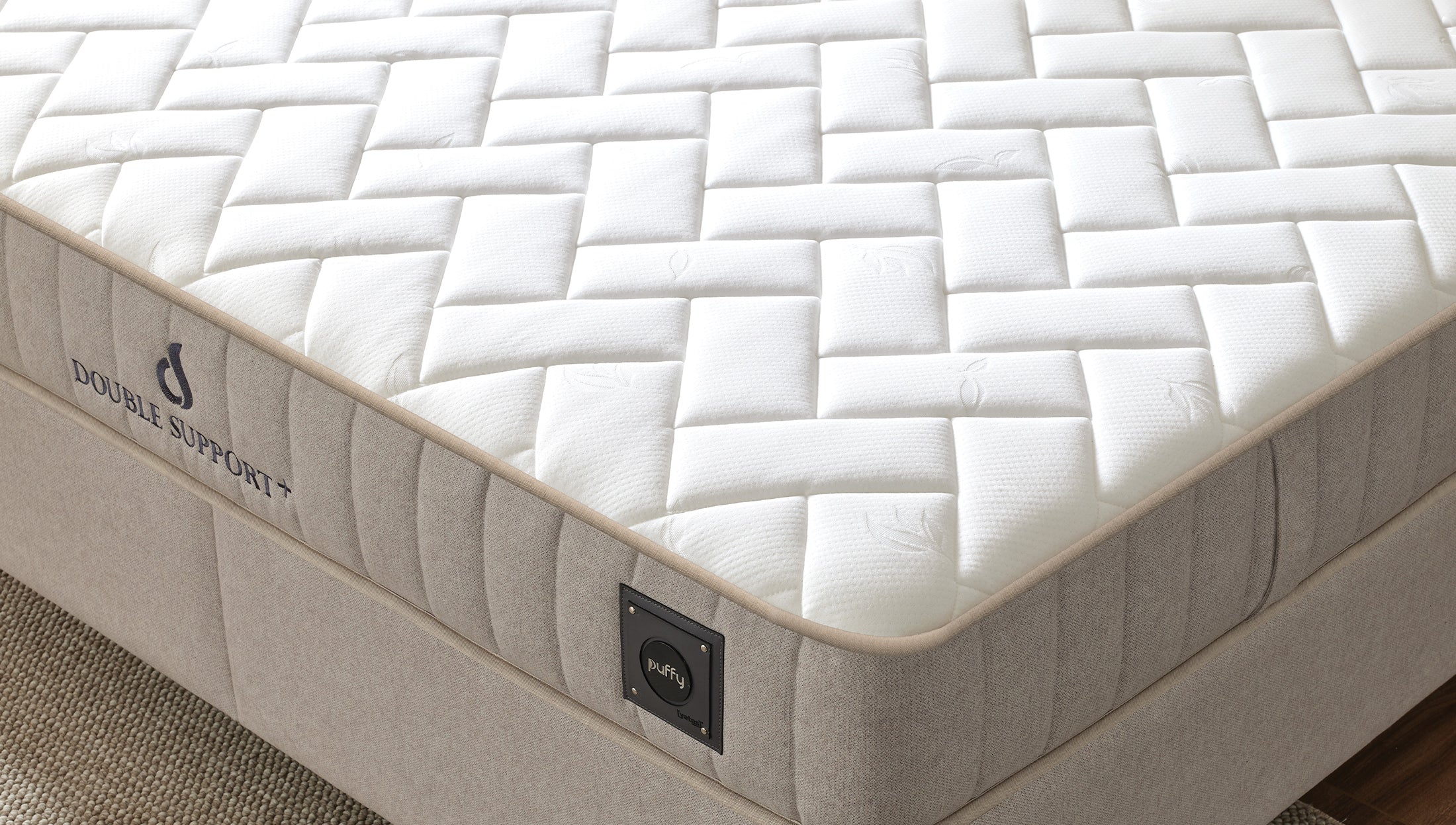 Матрак «Double Support Plus» - лятна страна с естествен памук и зимна - с вълна Woolmark, с покет пружинна система, 24 см