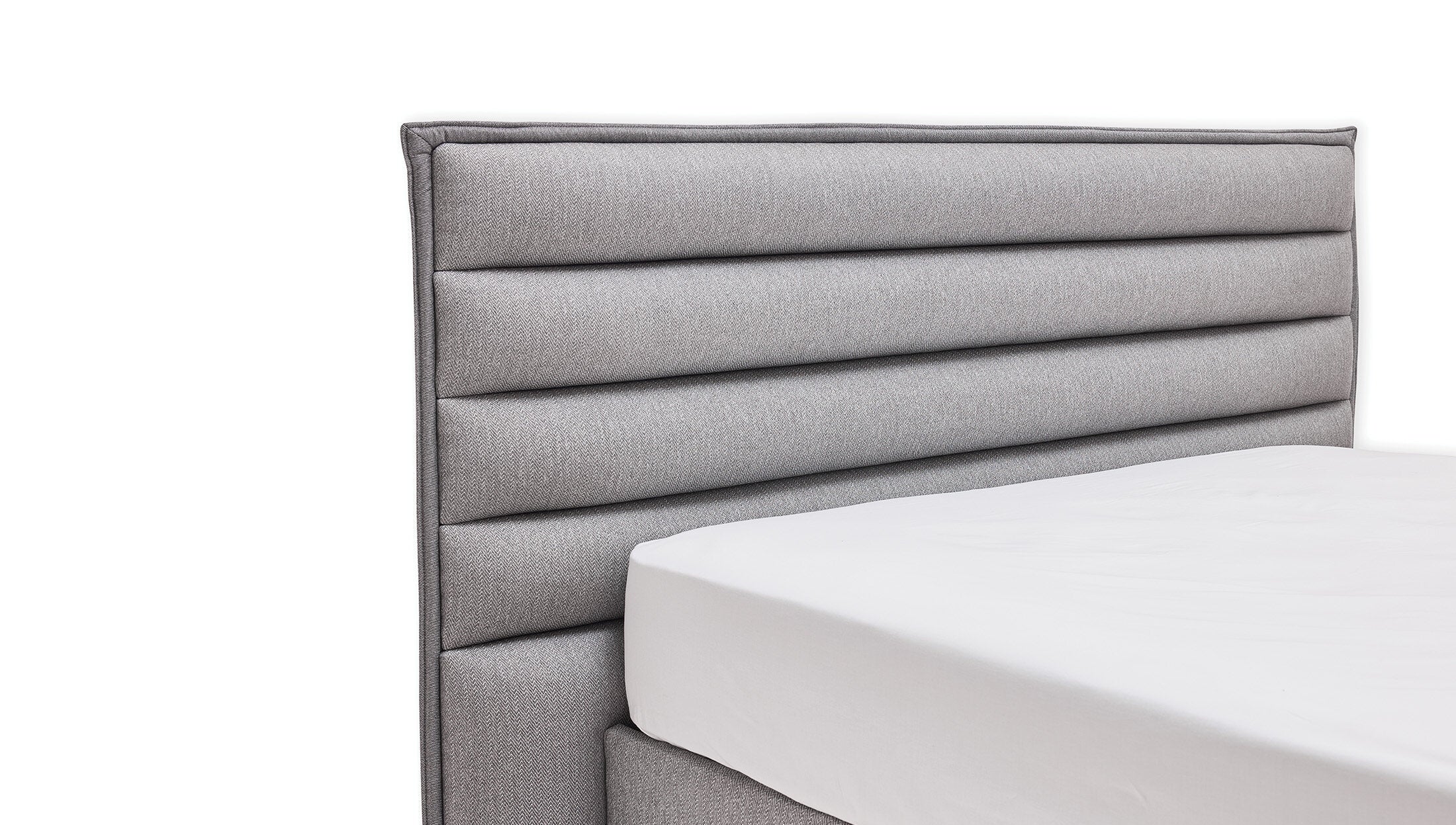 Тапицирано легло «Canto» + Матрак «Cool & Wool» + табла «Cool & Wool» с място за съхранение, матрак с лятна и зимна страна, с технология Copper Cool