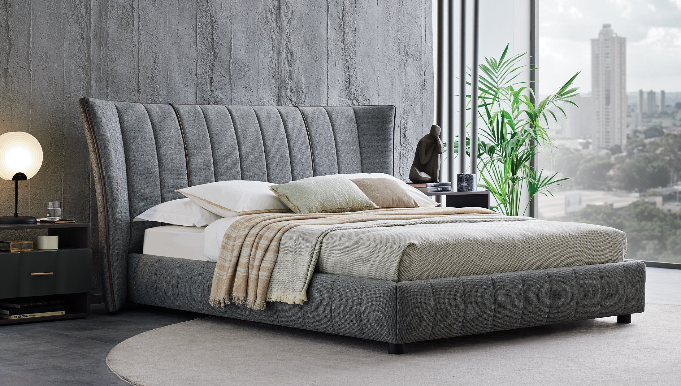 Тапицирано легло «Cache Cache» + табла