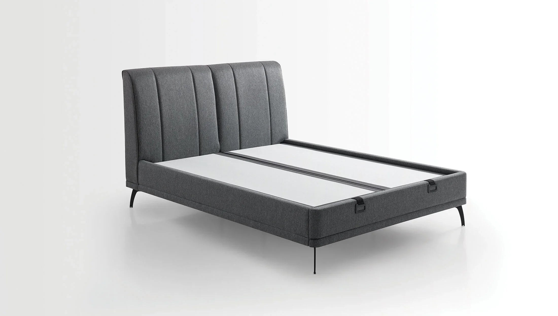 Тапицирано легло «Black Ice» + табла - с място за съхранение, повдигащ механизъм, система за безшумно затваряне