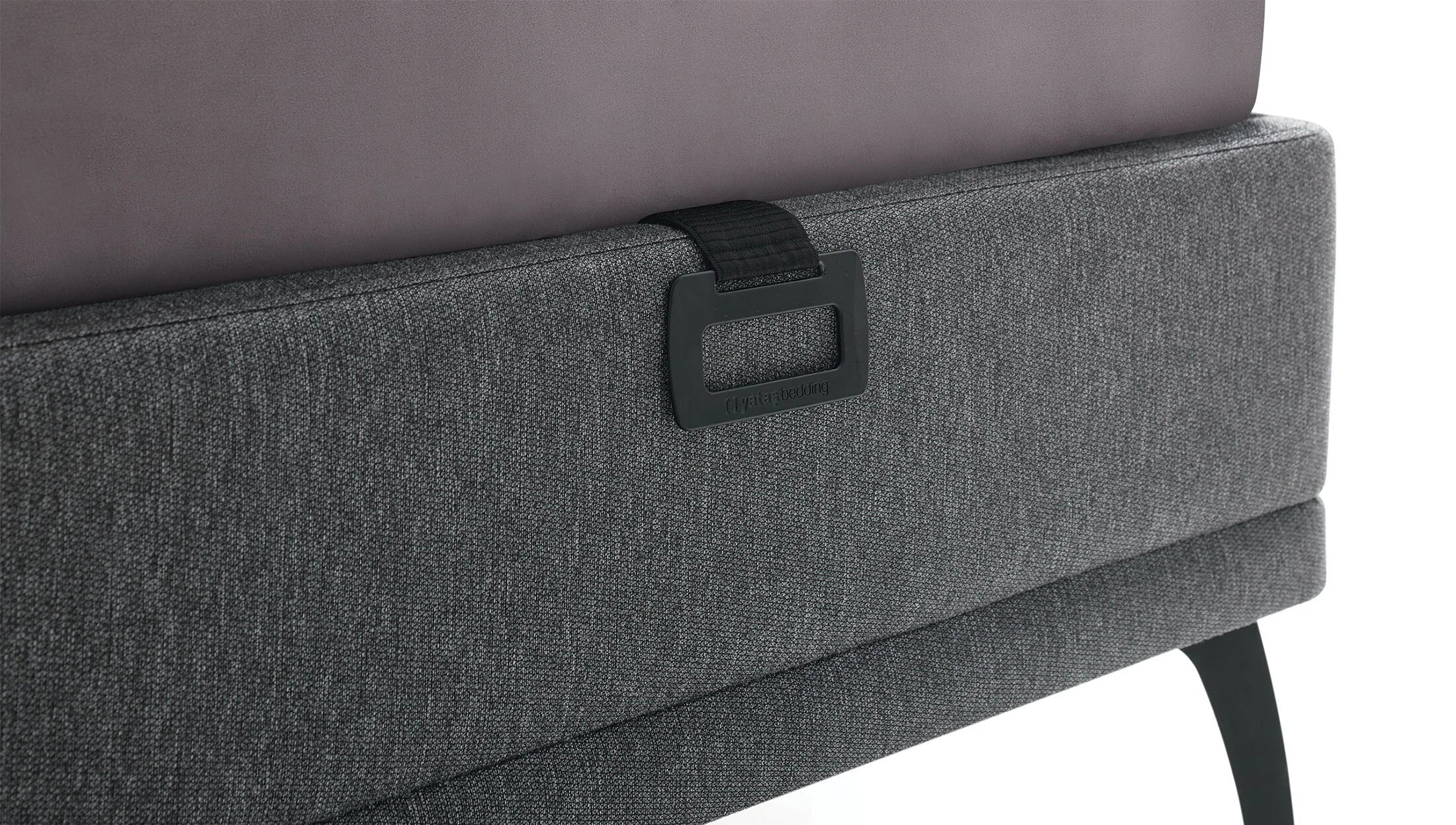 Тапицирано легло «Black Ice» + табла - с място за съхранение, повдигащ механизъм, система за безшумно затваряне