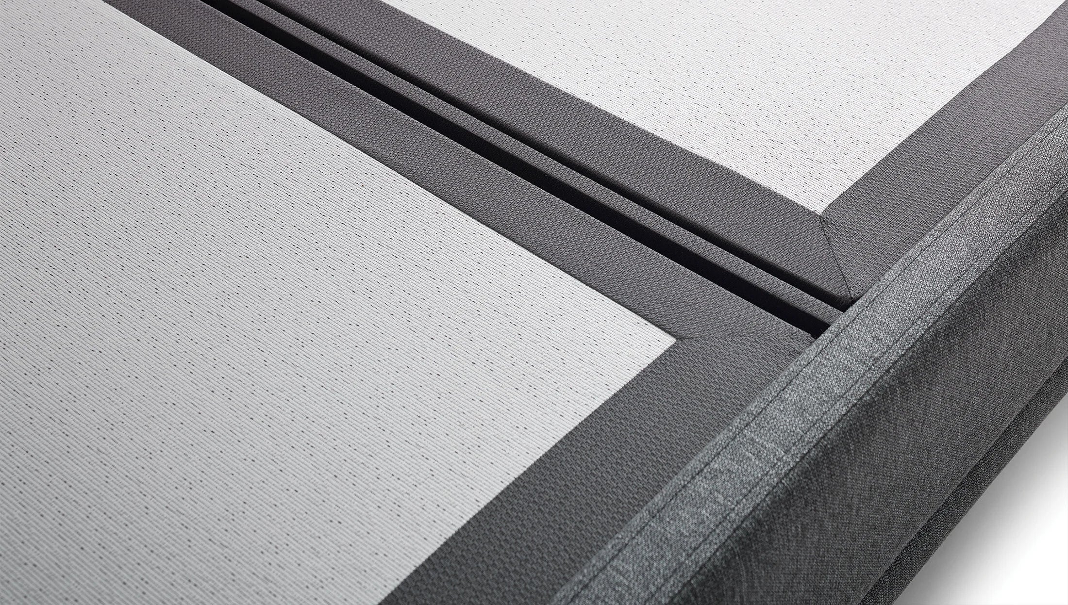 Тапицирана основа за легло «Black Ice» с място за съхранение, повдигащ механизъм, система за безшумно затваряне