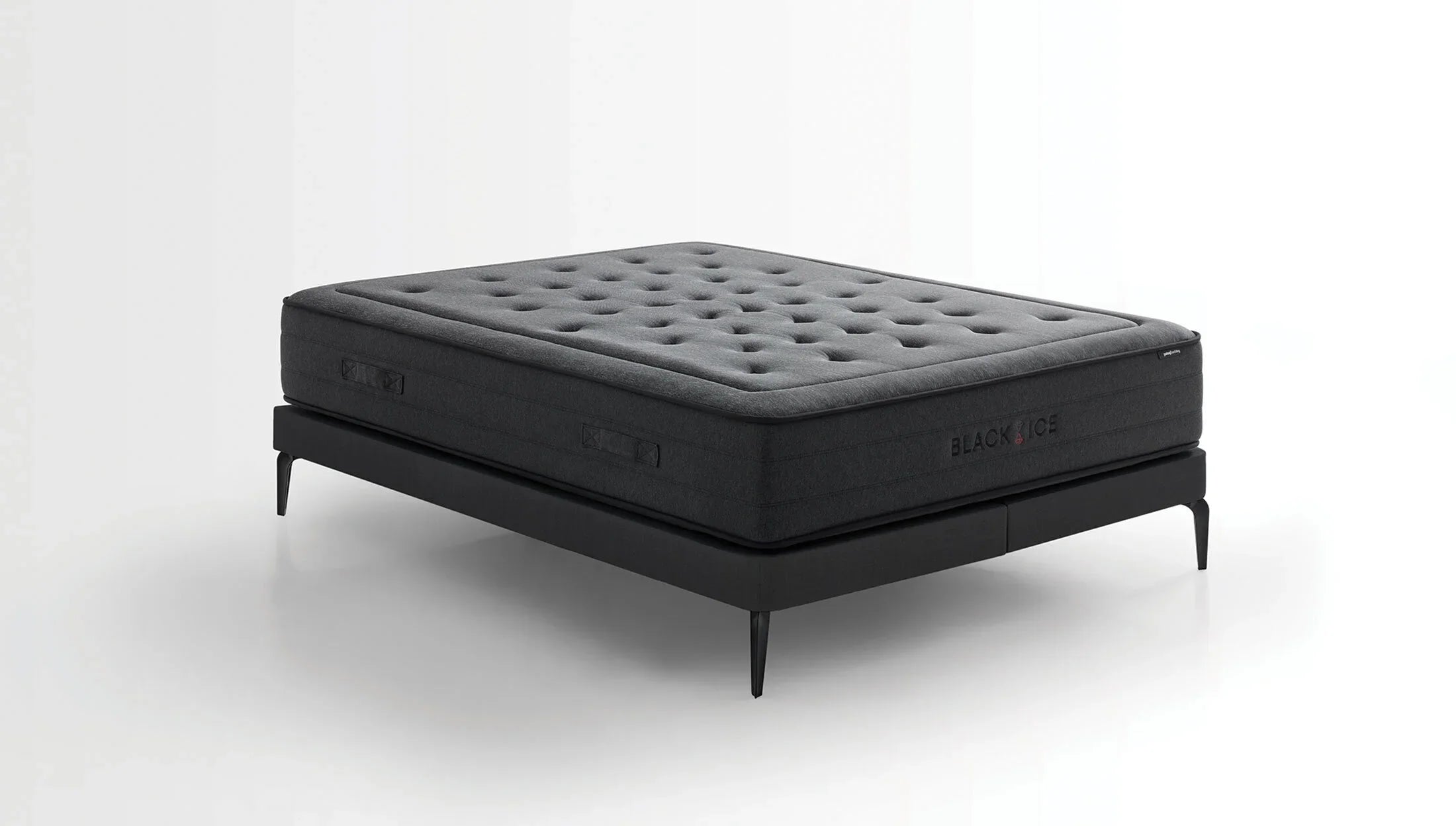 Матрак «Black Ice» - лятна страна с охлаждащ гел и зимна - с вълна Woolmark, с покет пружинна система, 33 см