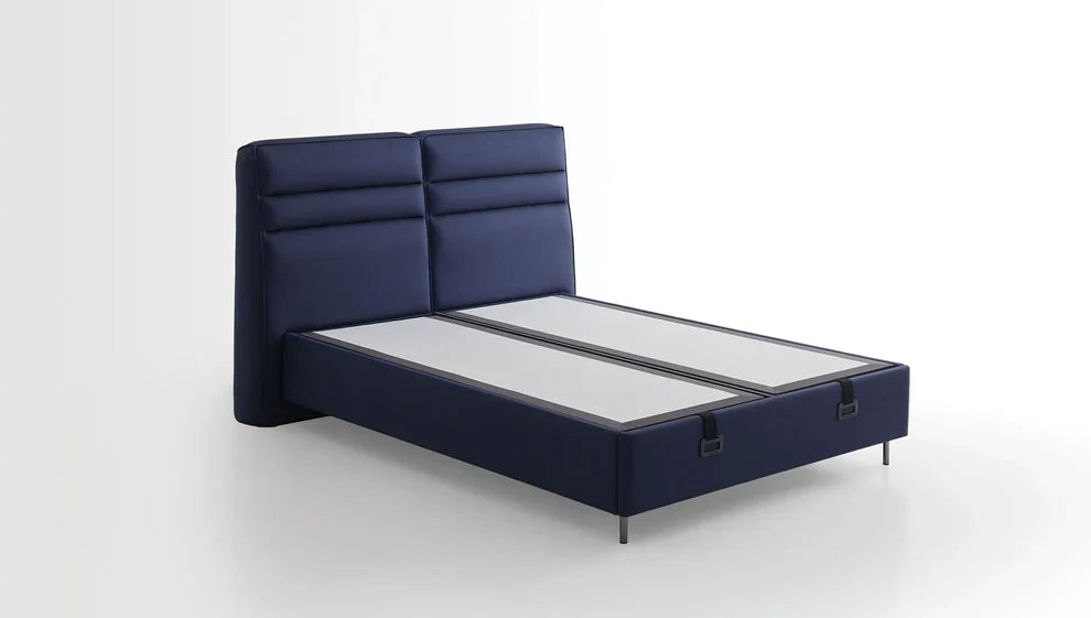 Тапицирано легло «Barte» + Матрак «Prestige Prime» + табла «Barte» с място за съхранение, матрак с антибактериална технология