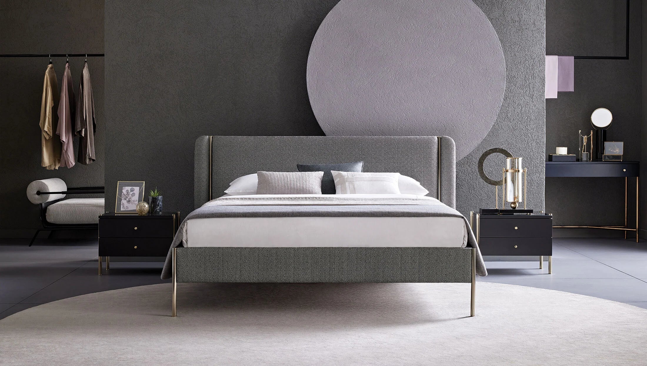 Тапицирана табла за легло «Inside»