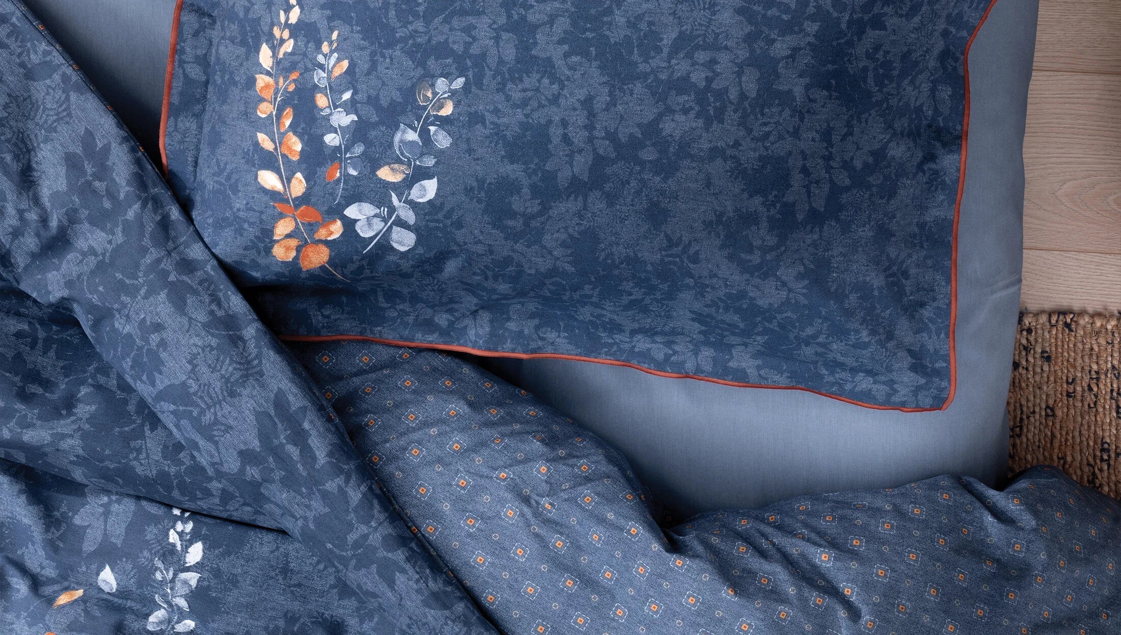 Единичен спален комплект «Petal» - 3 части, памук, ранфорс