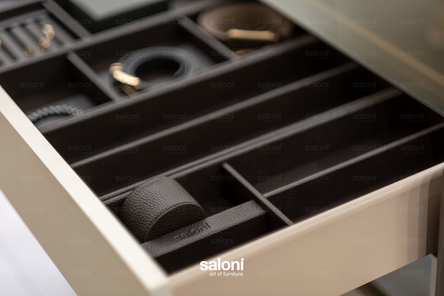 Островен модул «Beta» + чекмеджета с органайзери, ширина 100см