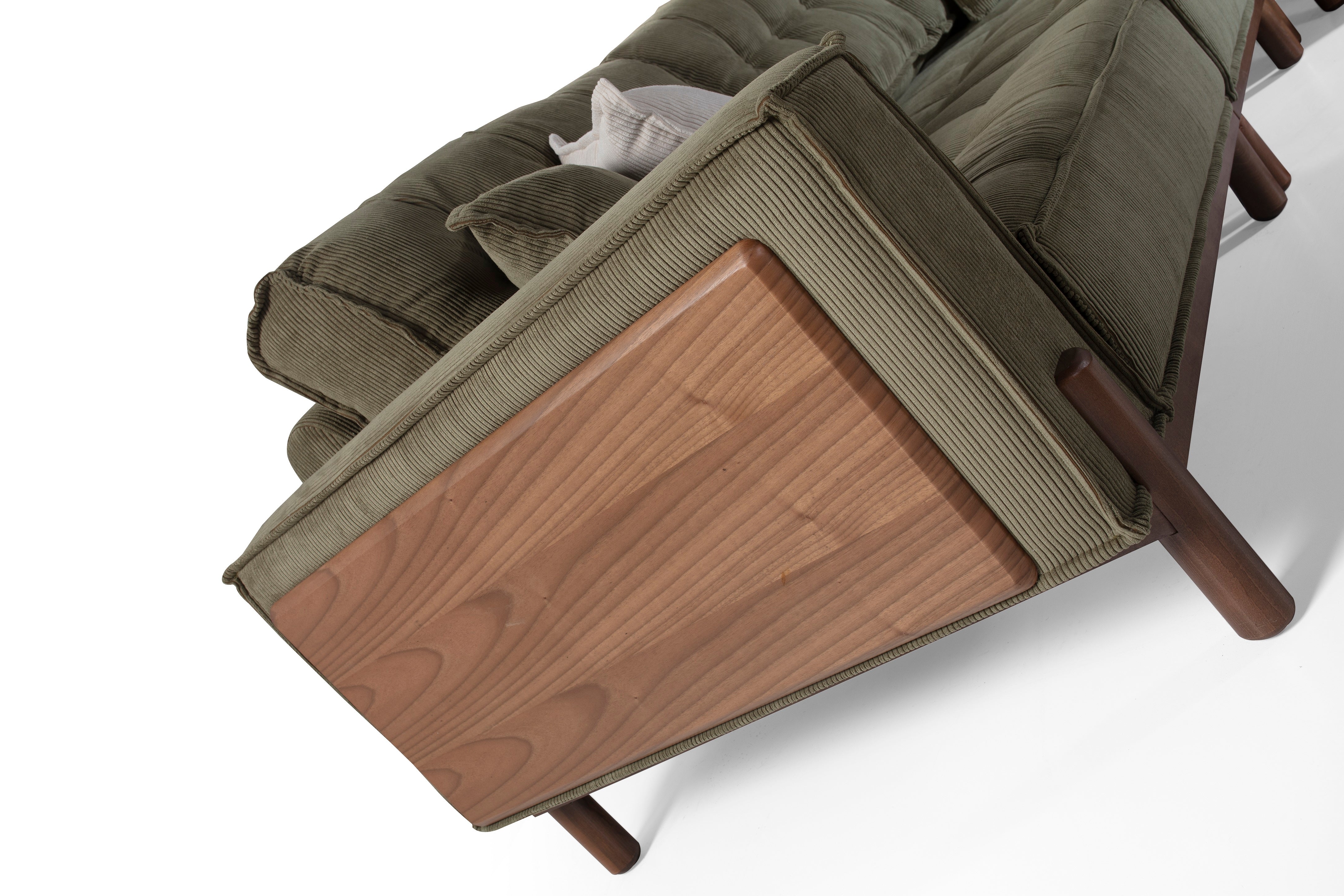 Модулен диван «Pamukkale» + декоративни възглавници, лежанка, 6 модула