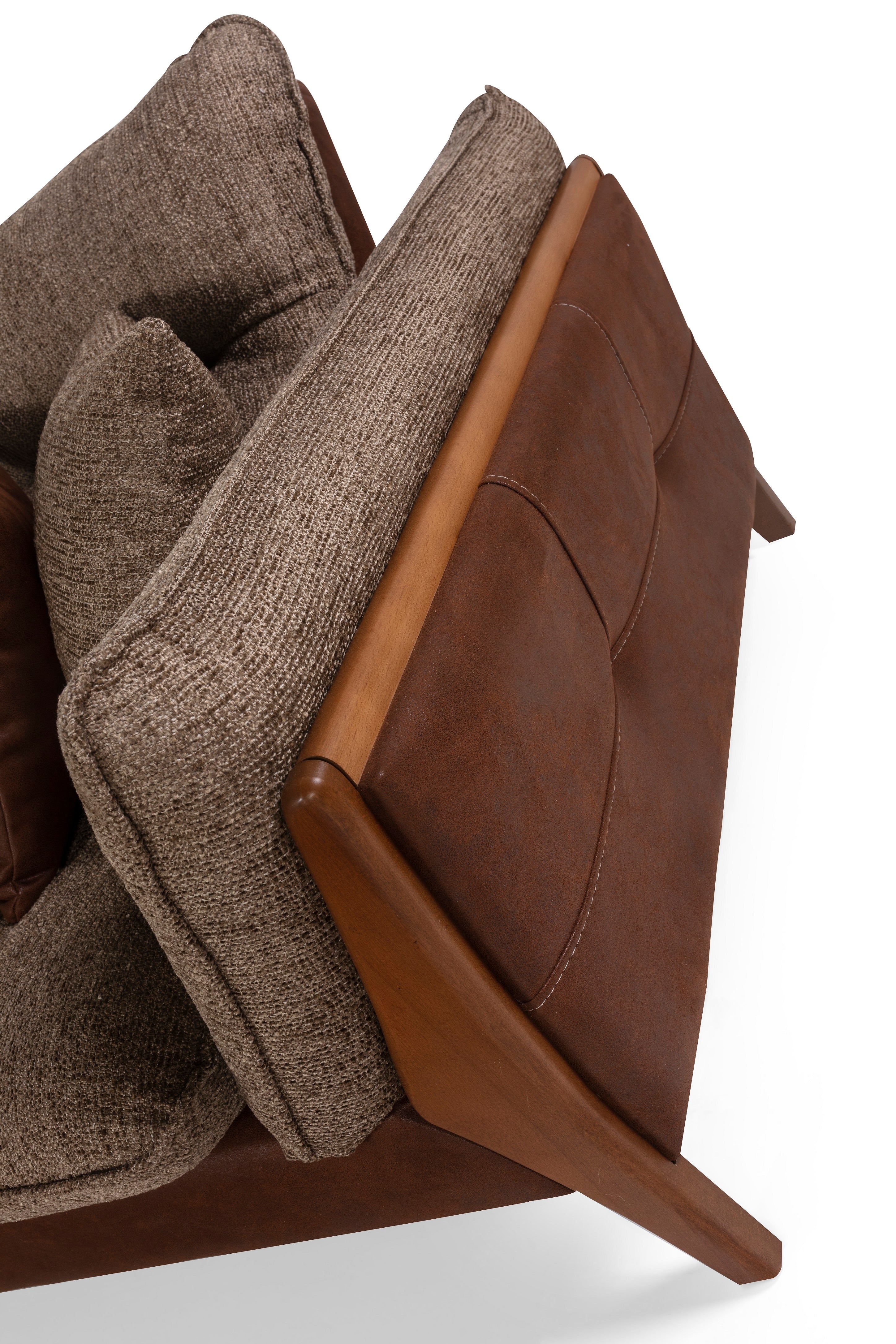 Триместен разтегателен диван «Soft» + 2 декоративни възглавници, ширина 235см