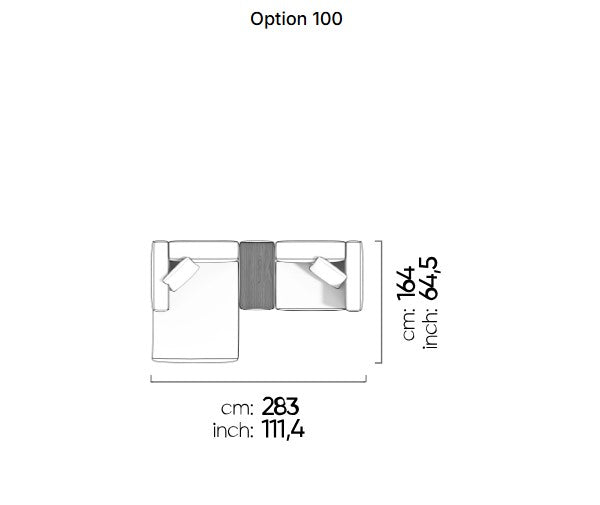 113 готови конфигурации на модулен диван «Cubic»