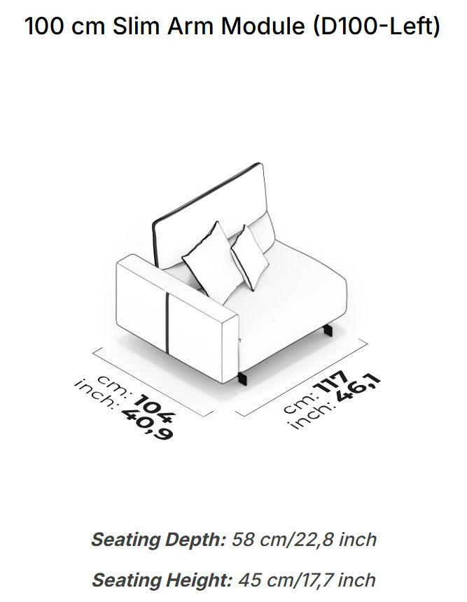 28 модула за модулен диван «Aria»