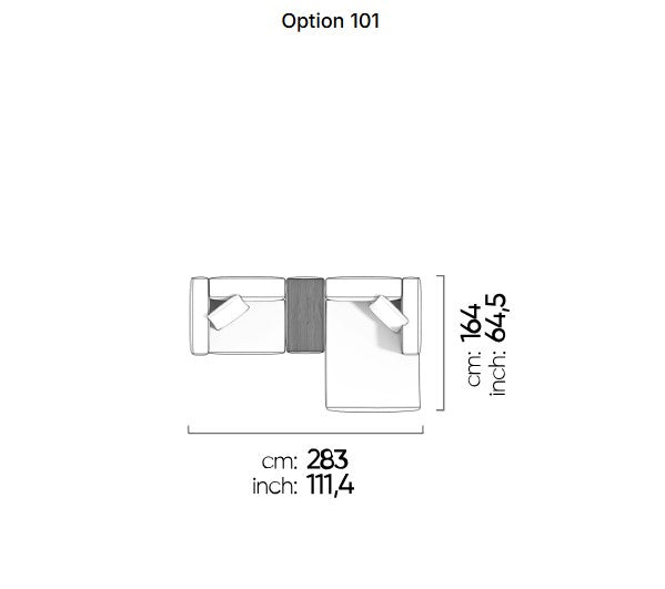 113 готови конфигурации на модулен диван «Cubic»