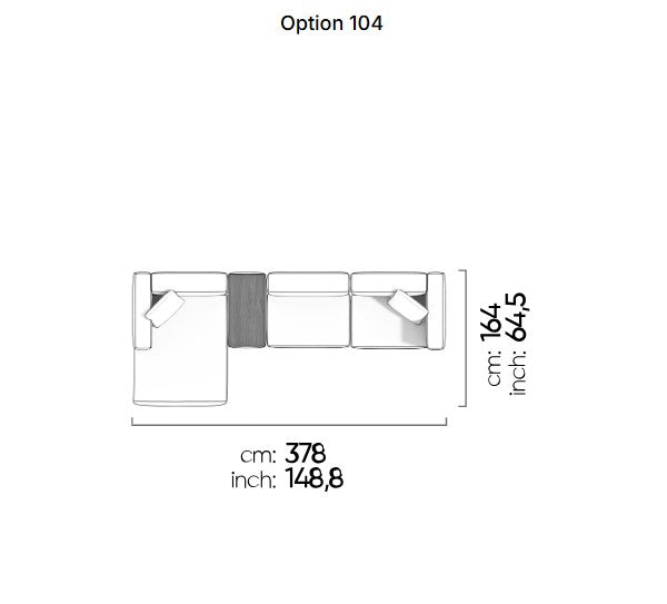 113 готови конфигурации на модулен диван «Cubic»
