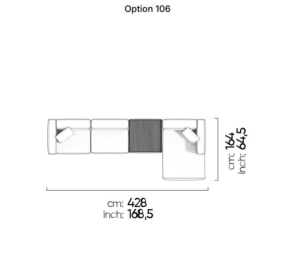 113 готови конфигурации на модулен диван «Cubic»