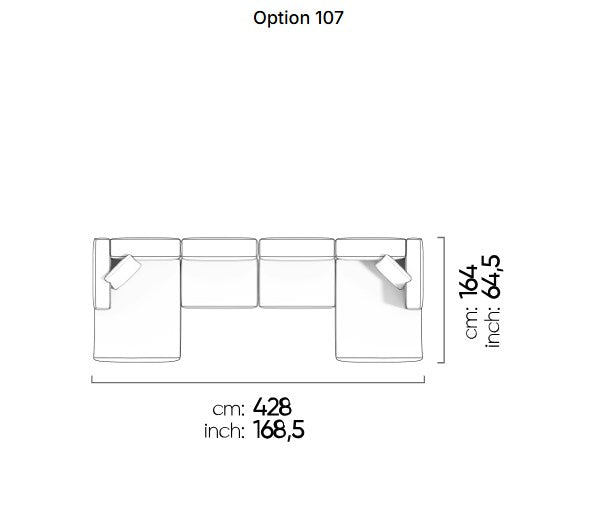 113 готови конфигурации на модулен диван «Cubic»