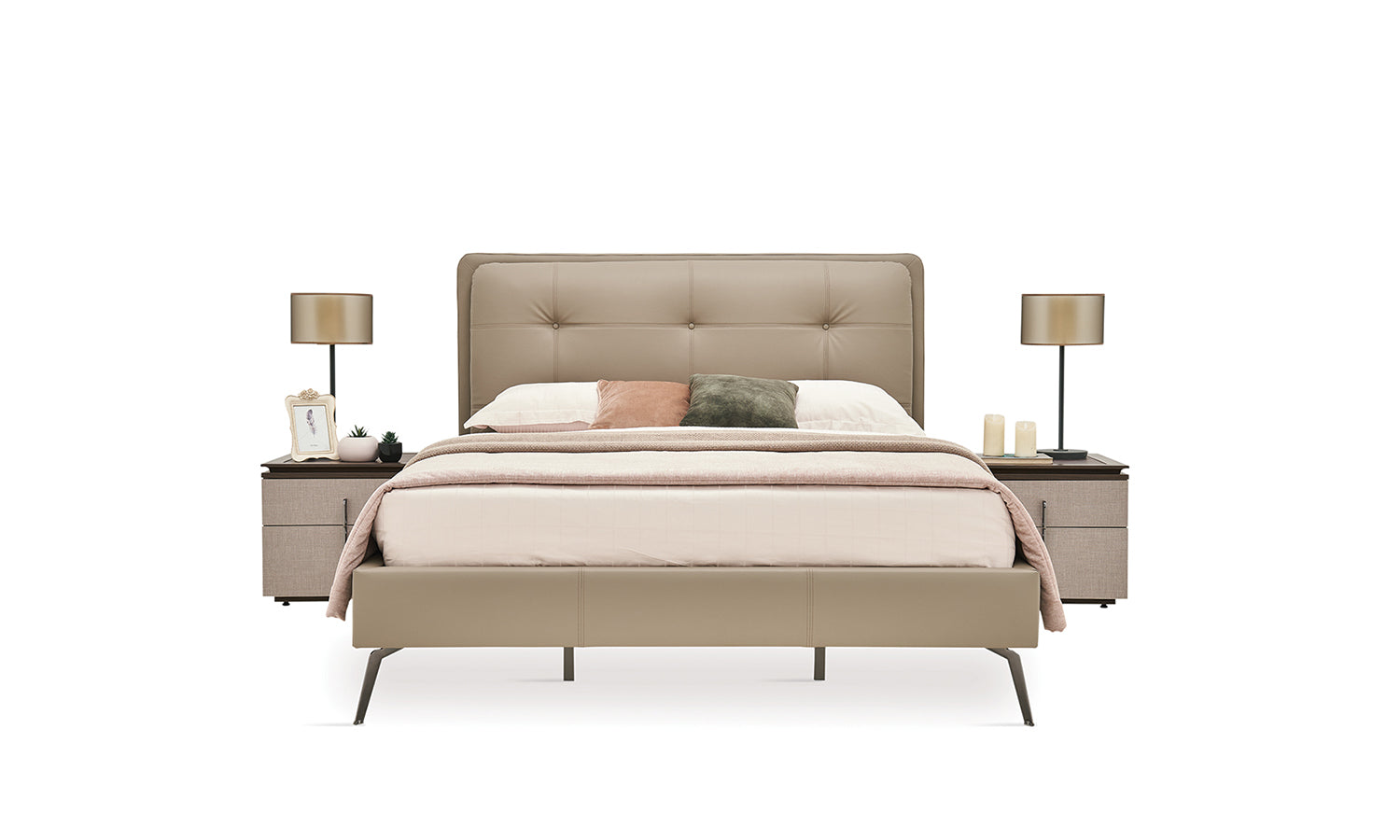 Тапицирано легло «Talin» с място за съхранение, повдигащ механизъм