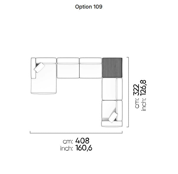 113 готови конфигурации на модулен диван «Cubic»