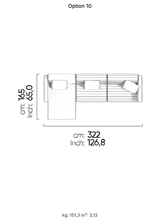 69 готови конфигурации на модулен диван «Heritage»