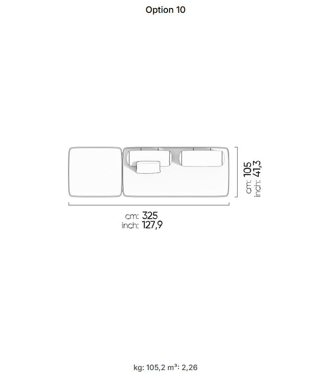 40 готови конфигурации на модулен разтегателен диван «Bon Bon Linea»
