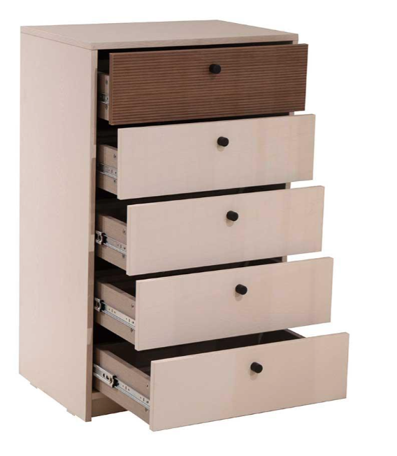 Скрин «Piedra» с пет чекмеджета, размер 60х100х45см