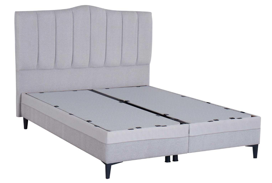 Тапицирано легло «Wool Comfort» + Матрак и табла - с място за съхранение, повдигащ механизъм, система за безшумно затваряне