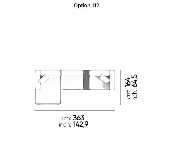 113 готови конфигурации на модулен диван «Cubic»