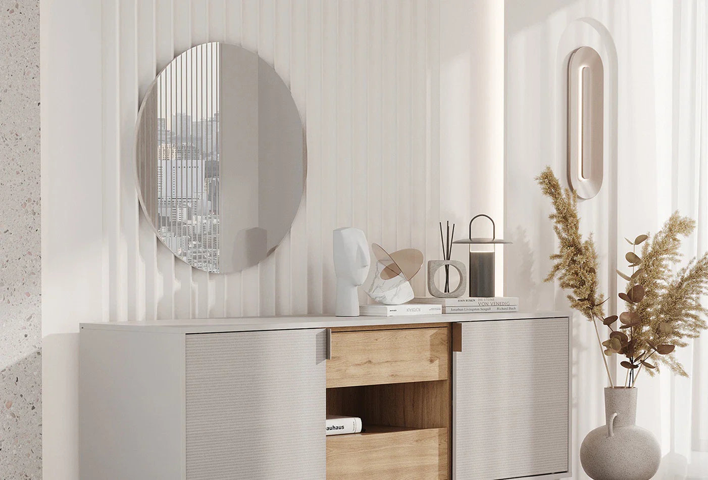 Огледало за бюфет «Cante» с размер 79х79х4см