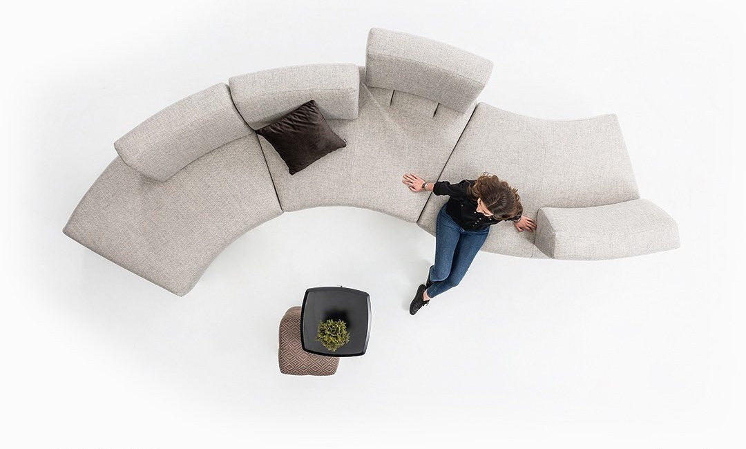 96 готови конфигурации на модулен разтегателен диван «Le Mans Comfort»