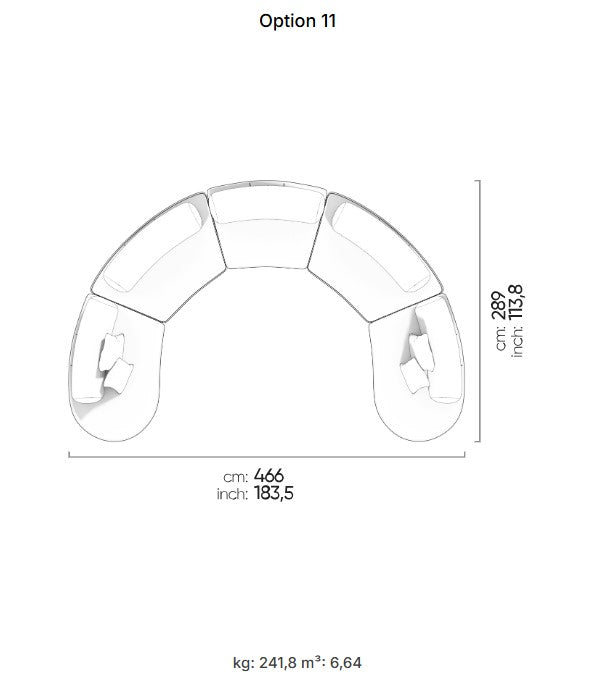 25 готови конфигурации на модулен разтегателен диван «Bon Bon»