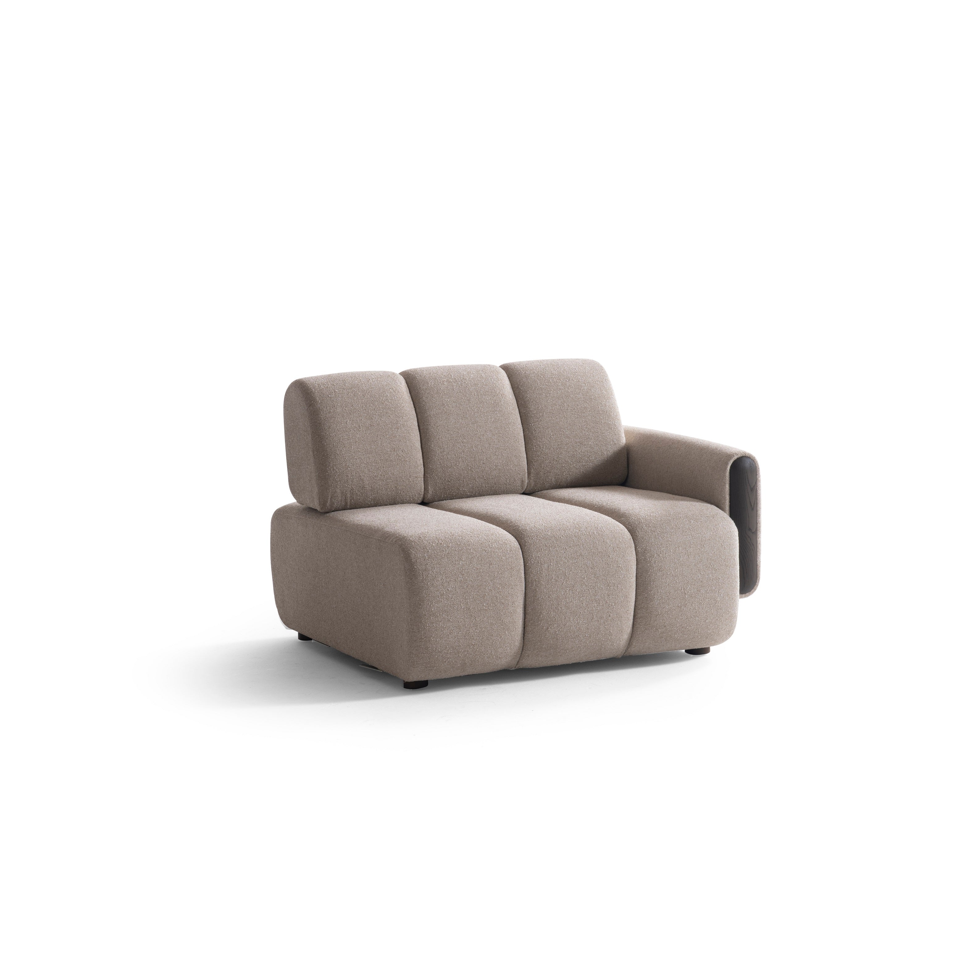 Модулен разтегателен диван «Rivian» + конзолна масичка, лежанка