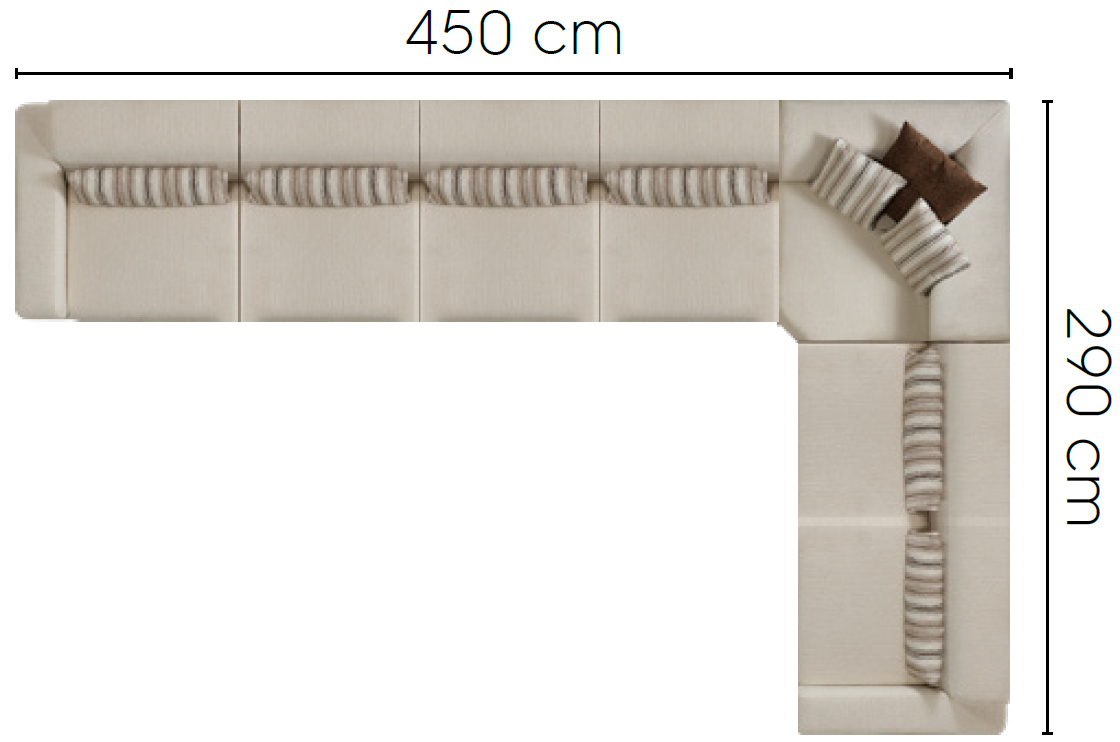 Модулен диван P Luna - готови конфигурации