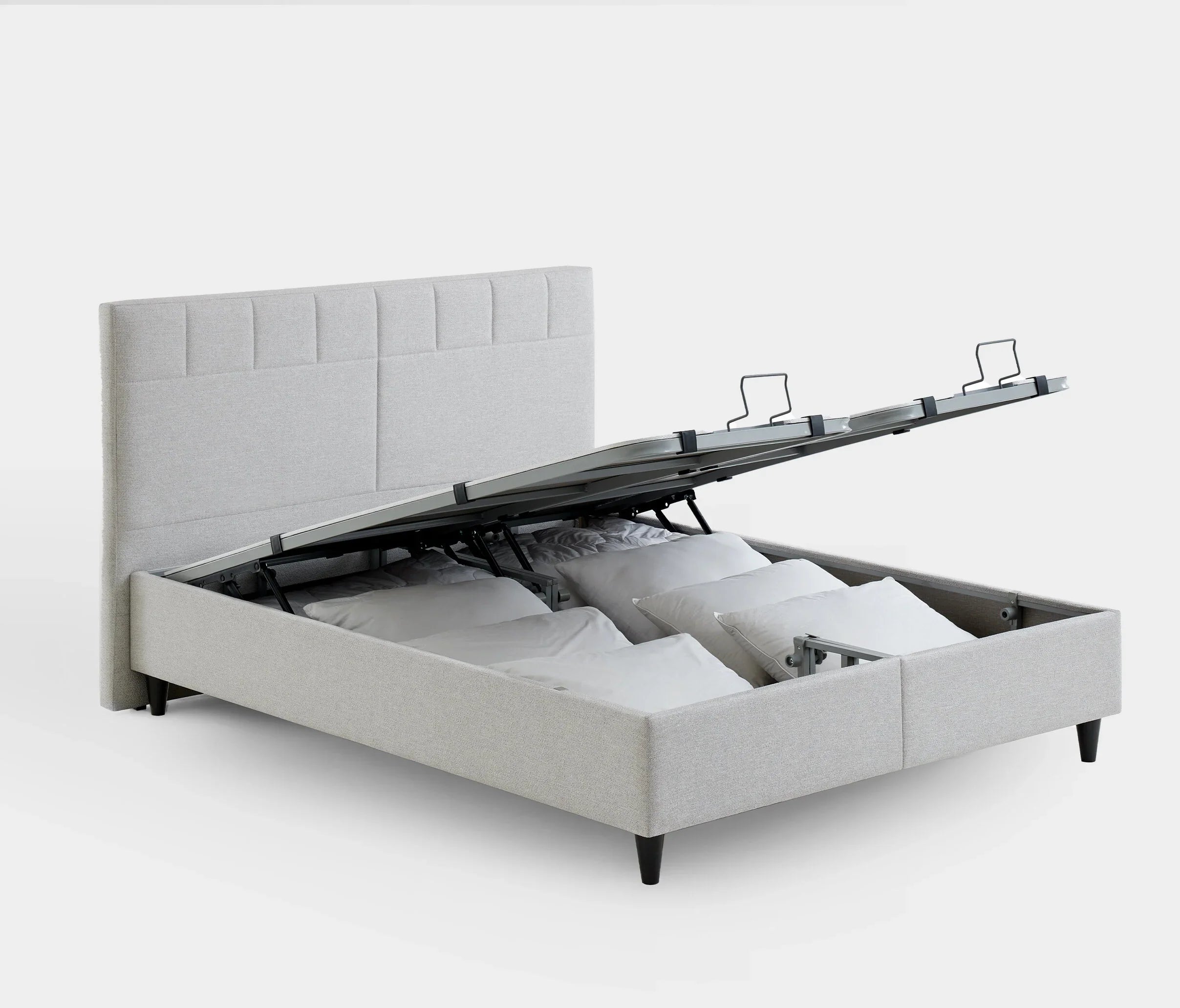 Тапицирано легло «Lento» + Матрак «Supreme Star» + табла «Supreme Sleep» с място за съхранение, матрак с бамбукови влакна