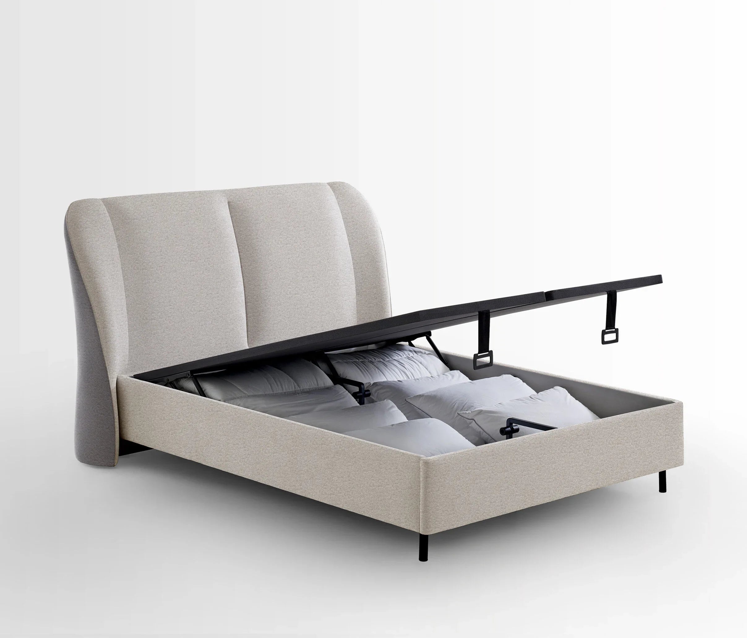 Тапицирано легло «Marlin» + табла - с място за съхранение, повдигащ механизъм, система за безшумно затваряне