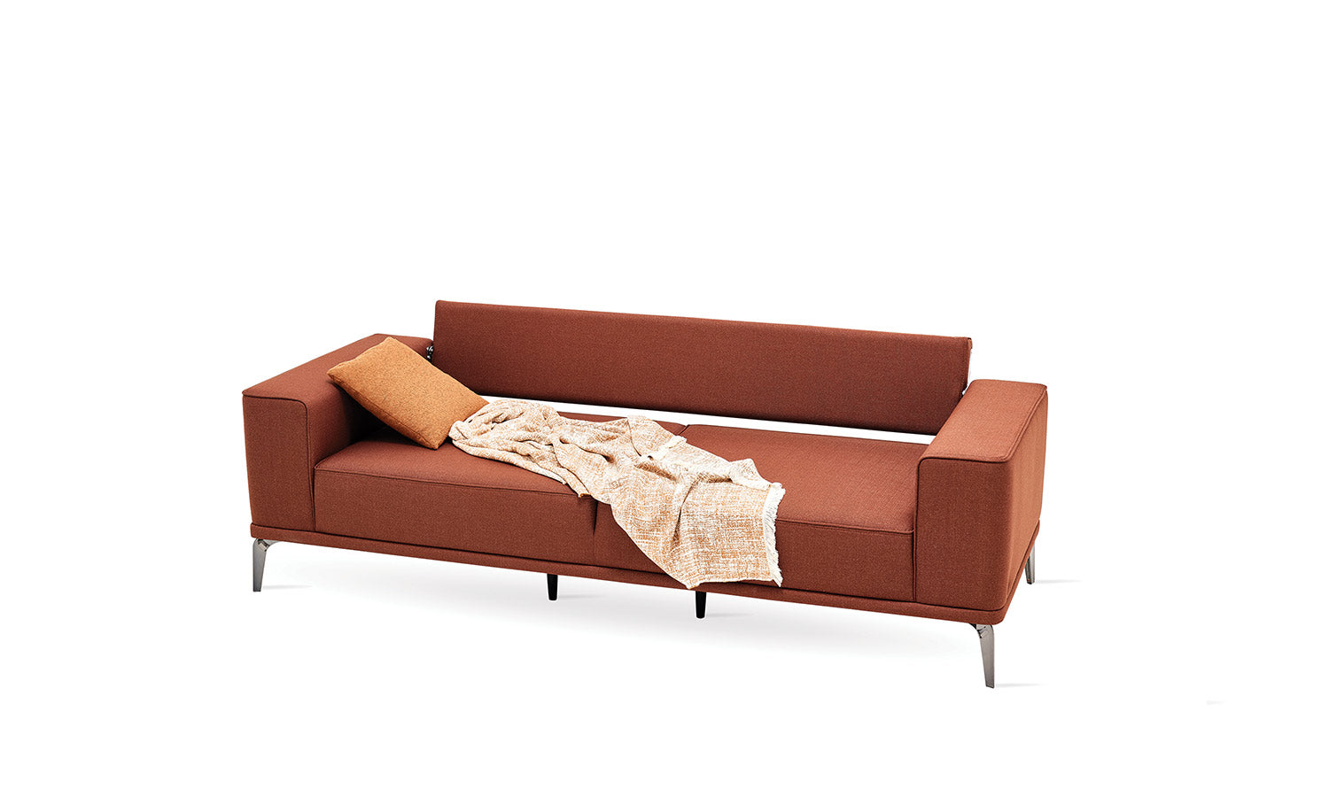 Tриместен разтегателен диван «Ravel» + 4 декоративни възглавници, ширина 240см