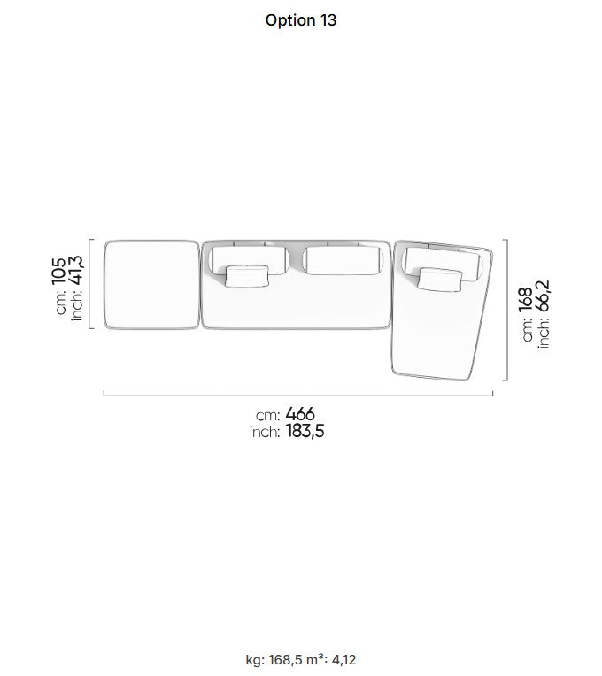 40 готови конфигурации на модулен разтегателен диван «Bon Bon Linea»