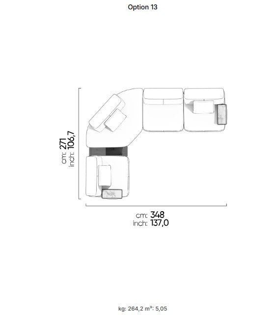 30 готови конфигурации на модулен разтегателен диван «Da Vinci»