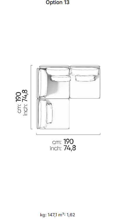 53 готови конфигурации на модулен диван «Fox»