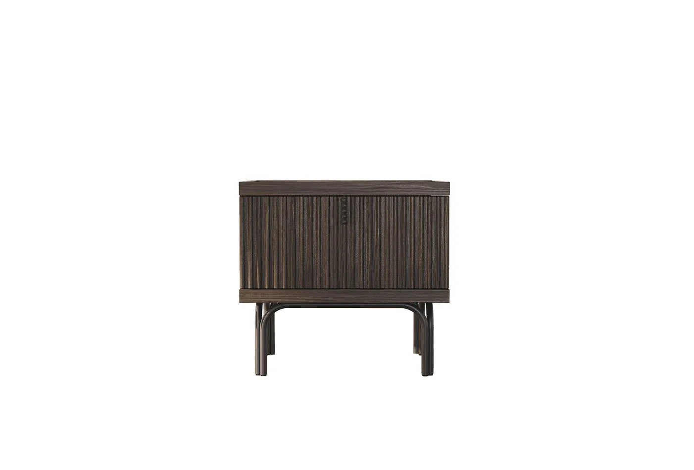 Нощно шкафче «Austin Oak Dark» + чекмедже, размер 59х55х48см