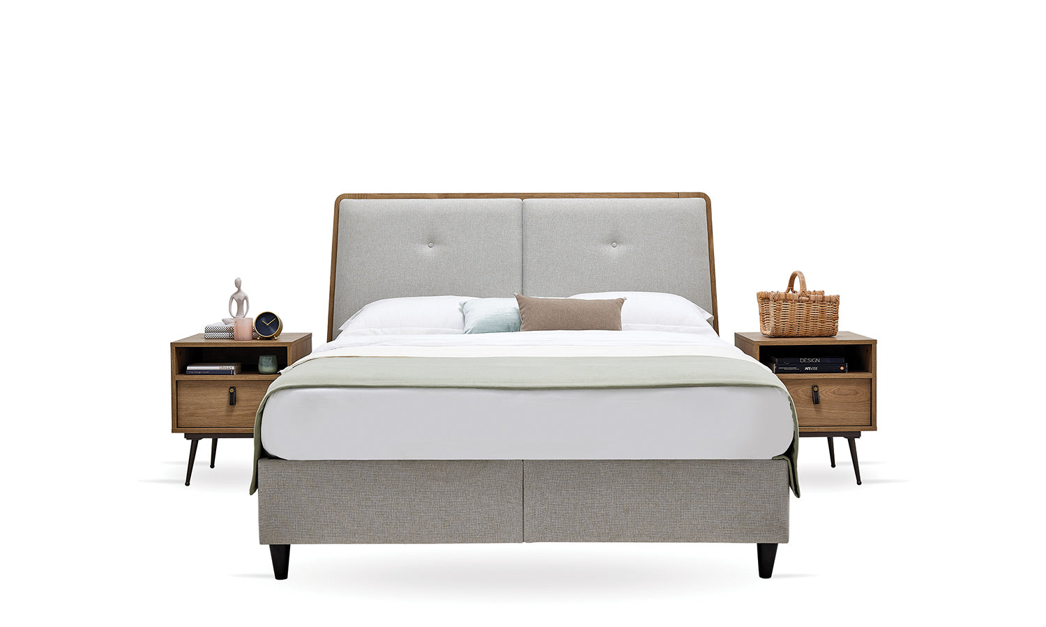 Легло «Helis» с място за съхранение, повдигащ механизъм