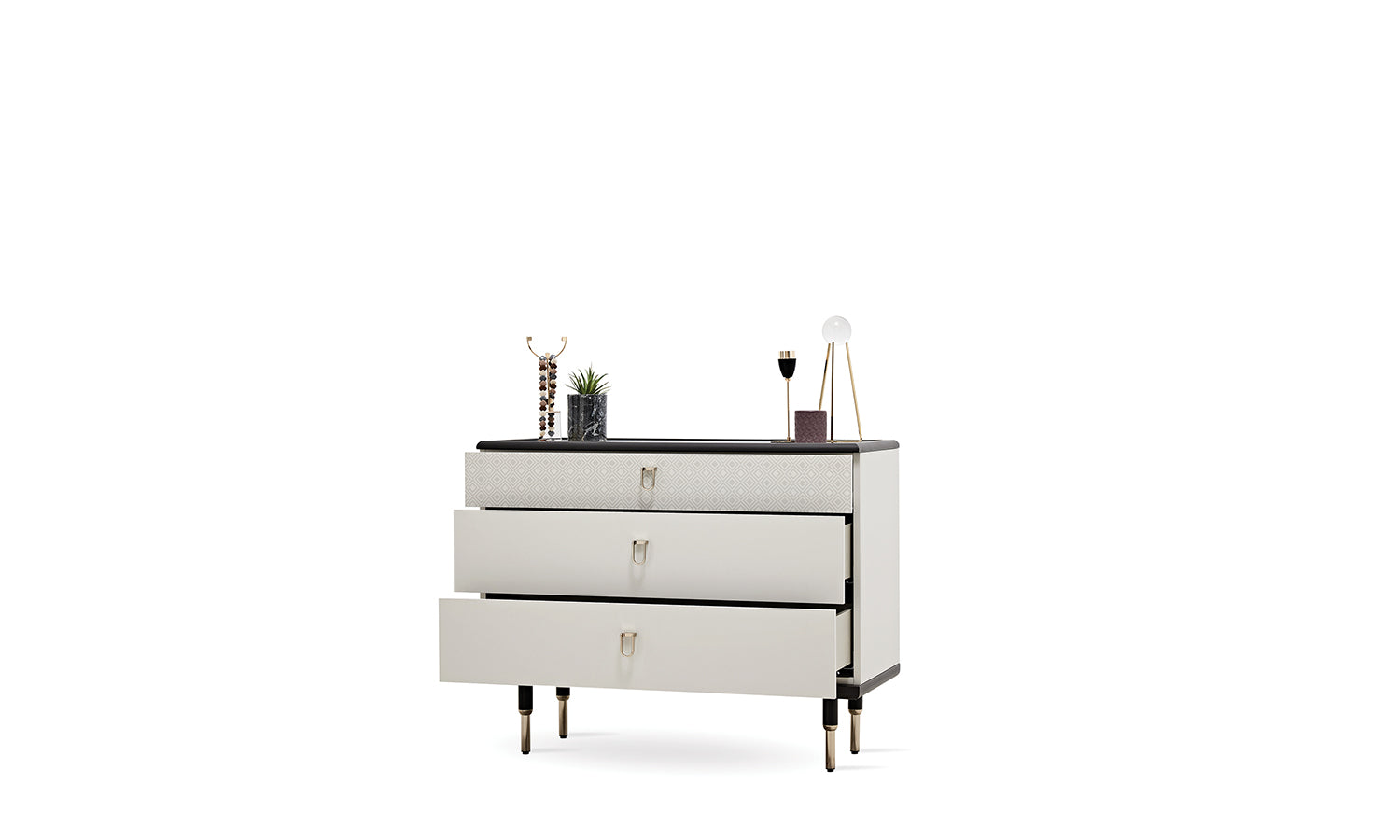 Скрин «Eterna» с три чекмеджета, размер 105х85х48см