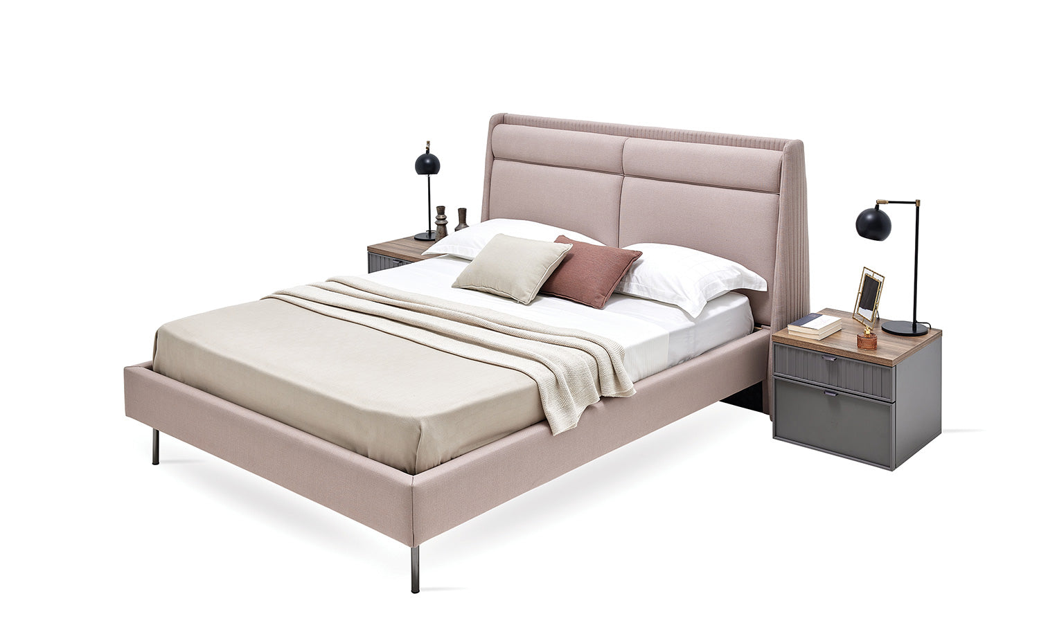 Тапицирано легло «Ravel» с място за съхранение, повдигащ механизъм