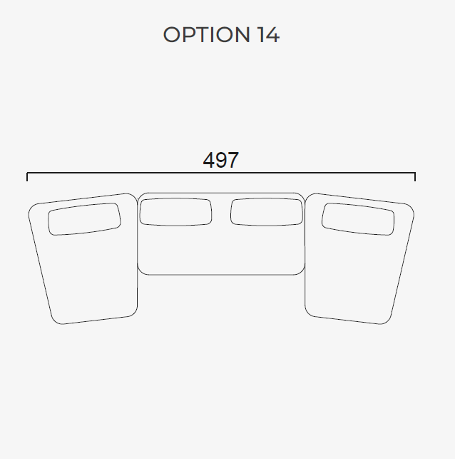 40 готови конфигурации на модулен разтегателен диван «Bon Bon Linea»