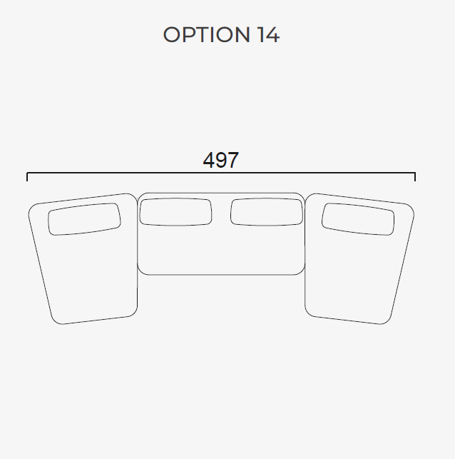 Модулен диван Bon Bon Linea - Готови конфигурации