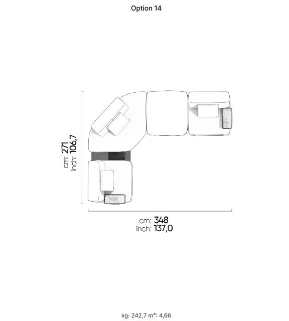 30 готови конфигурации на модулен разтегателен диван «Da Vinci»