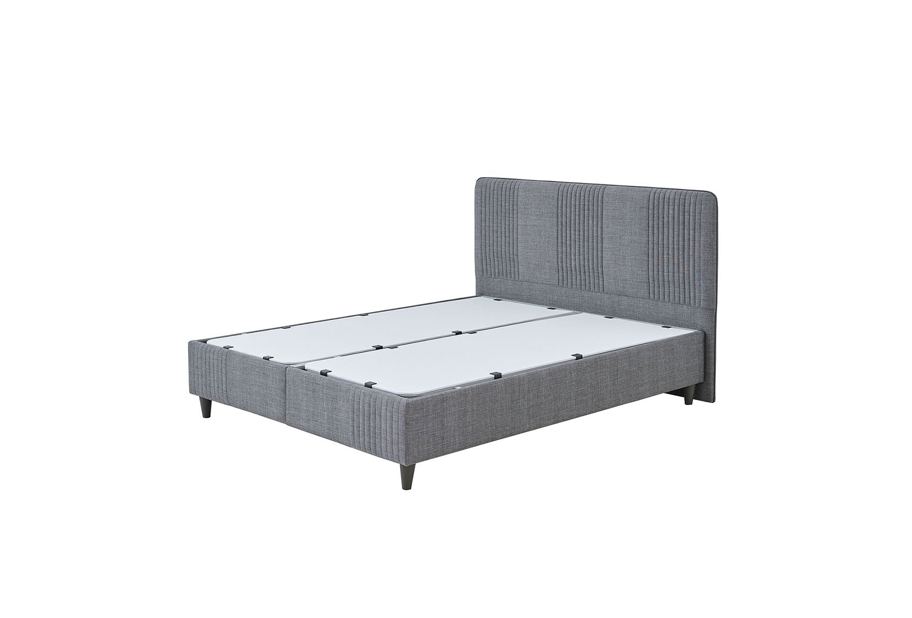 Тапицирано легло «Wool Sense» + Матрак и табла - с място за съхранение, повдигащ механизъм, система за безшумно затваряне