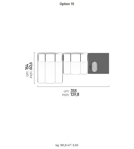 50 готови конфигурации на модулен разтегателен диван «Orion»