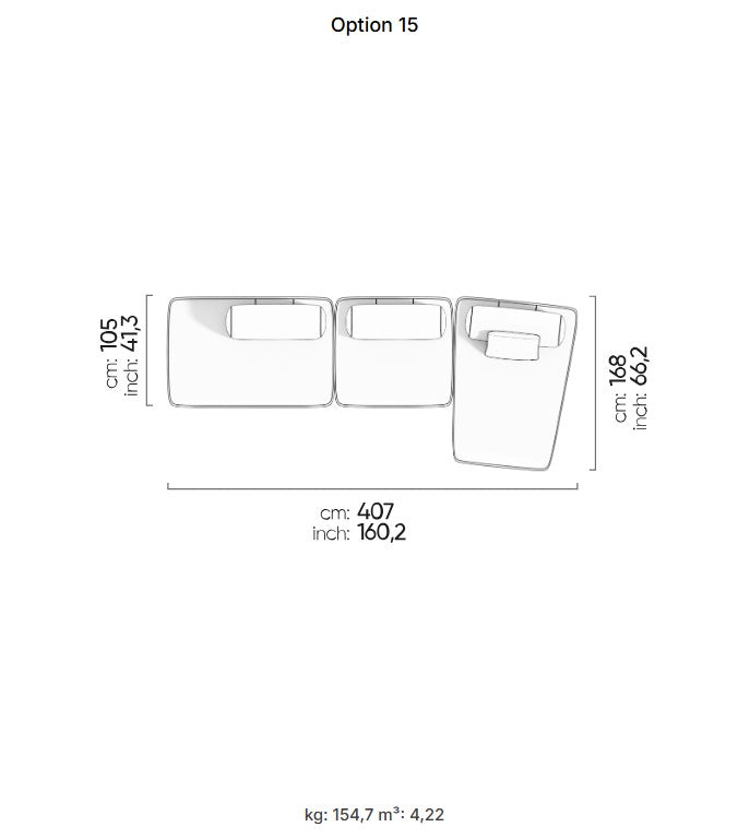 40 готови конфигурации на модулен разтегателен диван «Bon Bon Linea»