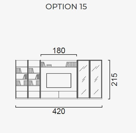 ТВ библиотека «Luis» - 23 готови конфигурации