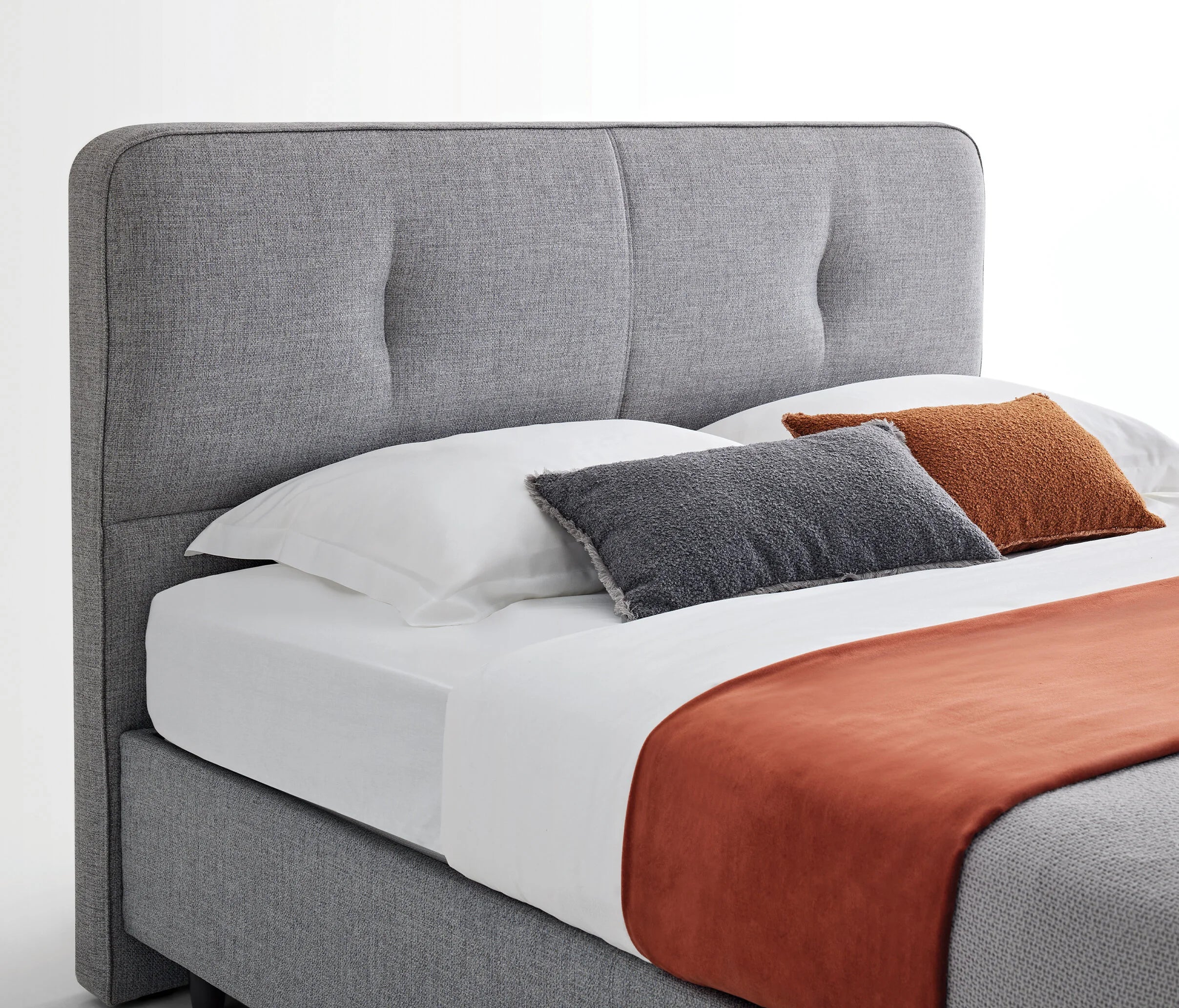 Тапицирано легло «Canto» + Матрак «Cool&Wool» + табла «Cool Action» с място за съхранение, матрак с лятна и зимна страна