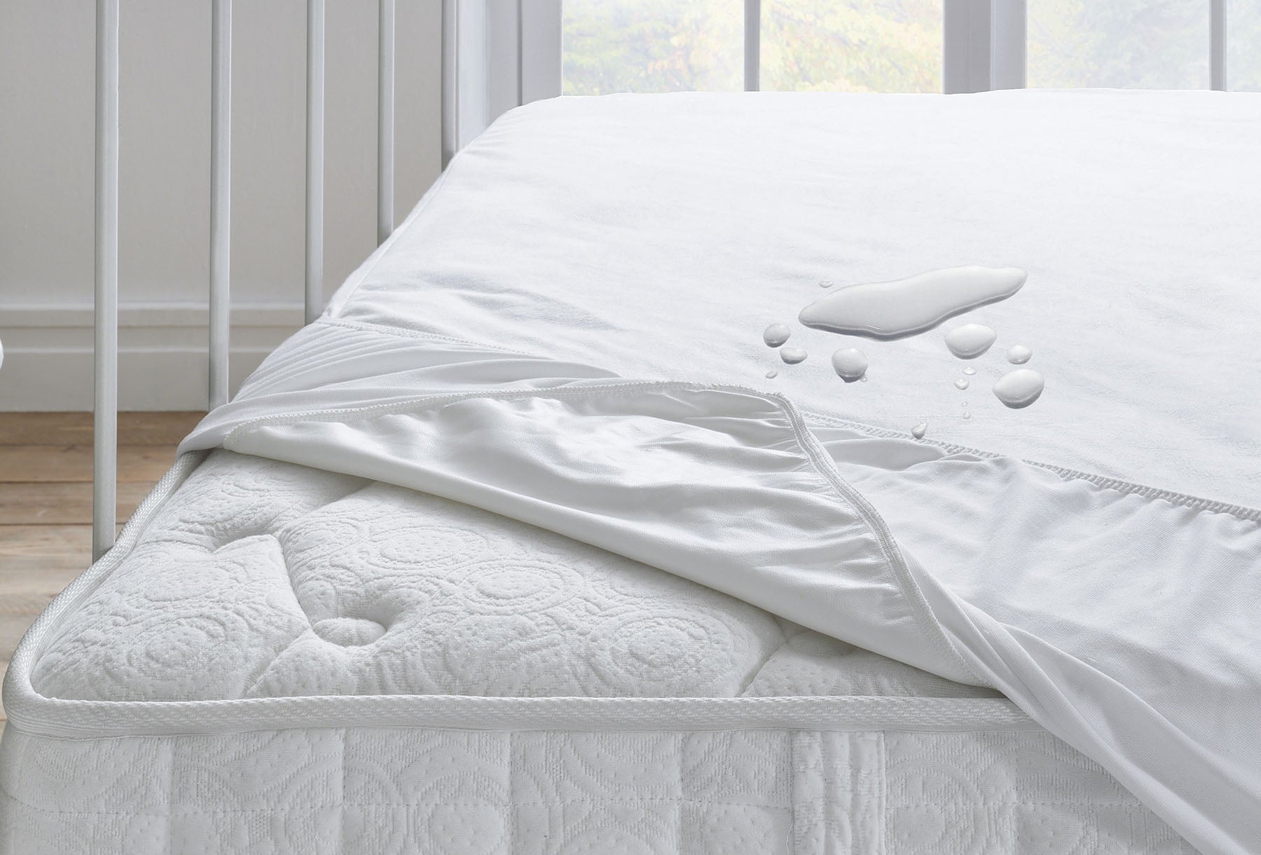 Протектор за матрак «Microfit» с цял ластик, водоустойчив